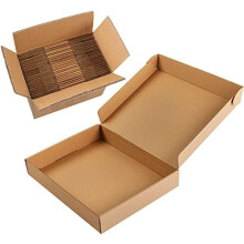 Hnědé vlnité kartonové krabice - 13x10x2, 30 kusů - Přepravní a poštovní krabice