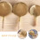 Golden Brass Kitchen Spoon Ergonomic Handle 7.5 inches 3