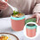 Contenitore termico per alimenti con cucchiaio pieghevole, 9,9 cm 2