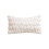 Housse de coussin matelassée blanche en forme de cœur, polyester, 50 x 40 cm 2