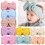 Κορδέλες μαλλιών για μωρά κορίτσια από νάιλον, μαλακές, χειροποίητες, 3 τεμάχια 1