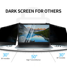 Filtro per schermo da appendere, protezione anti-UV, pellicola protettiva ad alta trasmissione per la protezione degli occhi per laptop da 15,6''