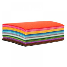 40 τεμάχια Φύλλο Ύφασματος Felt 3,9*5,9 Ποικιλία Χρωμάτων DIY Χειροποίητο Ράψιμο Υλικό