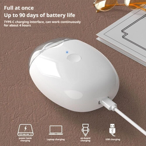 Lixadeira de unhas automática com luz LED e 3 velocidades 2