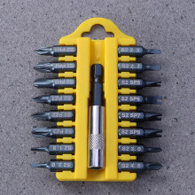 Vijfhoekige boren met magnetische verlengstukhouder, gemaakt van roestvrij staal, meerkleurig, 16-in-1.