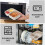 4-Pack 3-Compartment Wheat Straw Bento Boxes 5