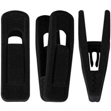 Pinces à cintres en velours pour cintres fins – Lot de 60