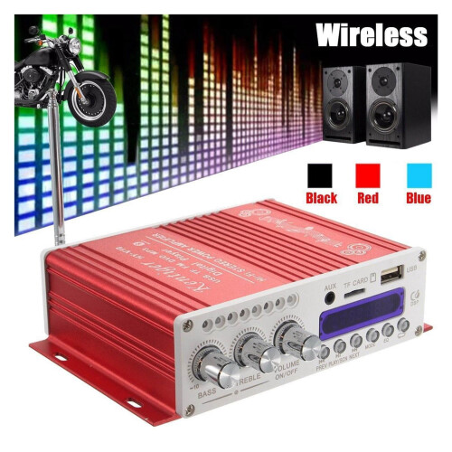 Mini amplificatore stereo Hi-Fi Bluetooth 12V 20W 1