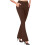 Damesmode Casual Stijl Effen Kleur Gebreide Pull Slim Flare Broek 2