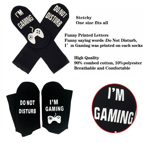 Κάλτσες Gaming Αστεία Μην Ενοχλείτε Design2Pairs 2