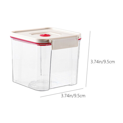 Tarro de plástico hermético para almacenar alimentos, 700 ml. 2