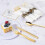 Gold Plastic Silverware Set with Napkins 50-Piece 4