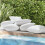 Pacote com 2 Enchimentos para Almofadas Externas de 56x56cm (22x22 polegadas), Impermeáveis e Decorativos, Formato Quadrado, para Almofada de 3