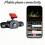 Σύστημα κάμερας αυτοκινήτου 4 φακών 360, 1080p Full HD, ασύρματο, νυχτερινή όραση, 7