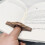Solid Wood Thumb Book Prop for All Books, Durable Elegant 2