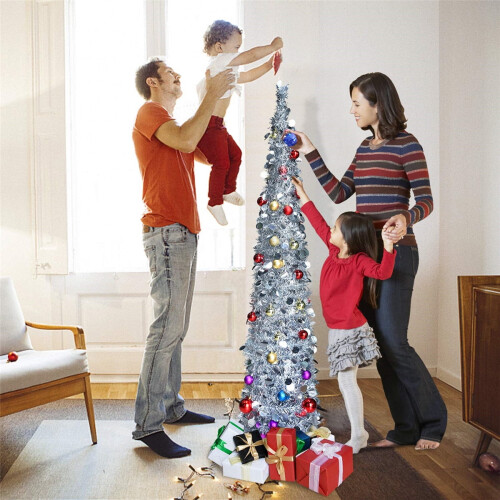 5ft Pop Up Christmas Tree with Stand 2