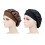 Satin Sleep Caps 2-Pack Brown+Black  0 1