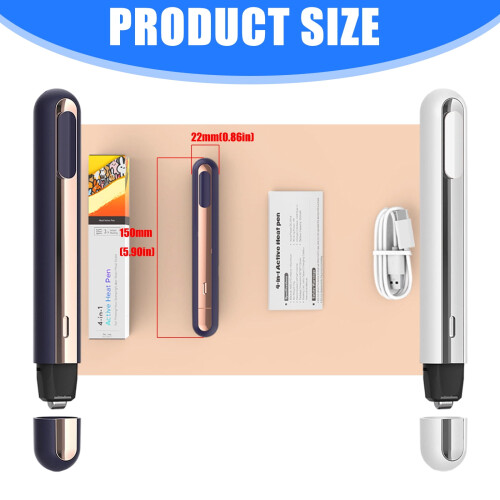 3. Professional Heat Press Machine Pen With Temperature Control For Apparel & Leatherwork 2