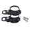 Motorcycle Turn Signals Relocation Fork Clamps Bracket 2 Pcs/Set Mount Light Holder Lamp Bracket 2