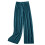 Damen-Freizeithose aus einfarbigem Polyester mit elastischem Bund 2