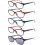 Lesebrillen für Damen +2,00, Cateye-Stil, 5er-Pack 1