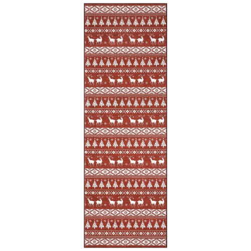 Rustikaler Weihnachtsläufer 60 x 180 cm