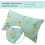 Green Floral King Sheet Set, 4-Piece Double-Brushed 2