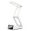 Multifunctional Soundless Alarm Clock Folding Carryable Design Nightlight Feature for Night Reading Travelling 1
