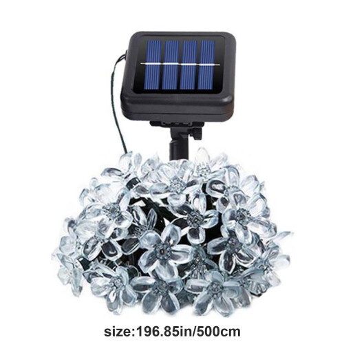 Solar Flower String Lights 20 LED 5m Waterproof 8 Modes 2