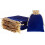 Pochettes en velours à cordon avec bordure dorée – Lot de 30 1