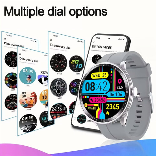 Smartwatch with Full Touch Screen, Wireless Calling & Message Alerts – Compatible with Android and iOS 2