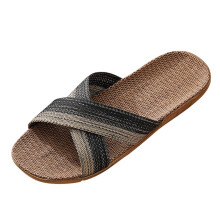 Sandales Bescita pour homme, mules décontractées en rotin, pantoufles d'intérieur, chaussures de plage