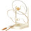 Porte-couvercles de casseroles en acier au carbone, simple ou double 1