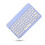 Capa com teclado roxa para Galaxy Tab A8 de 10,5 polegadas com 7
