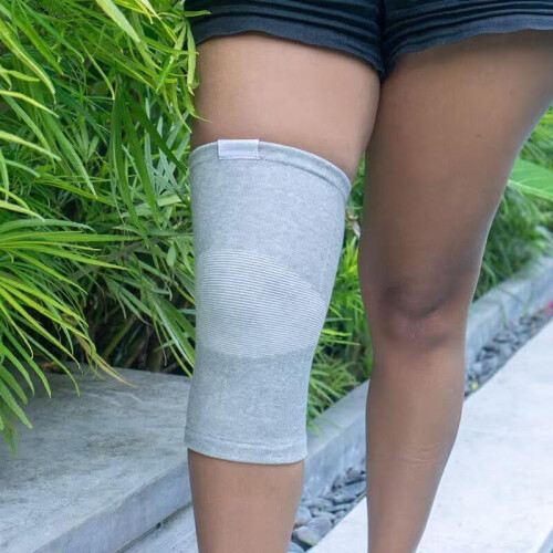 Bamboo Knee Sleeve Elastic Compression Support 2