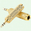 1/4" hun- til 1/8" han-TRS stereolydadapter (2-pak) 1