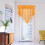 Cortinas transparentes e opacas de 51x24 polegadas para quarto e cozinha. 6