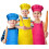 Set da 10 pezzi composto da cappello e grembiule da chef per bambini 3