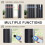 Dark Grey Blackout Curtains with Built-in Tie-Backs, 52" x 5