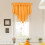 Cortinas transparentes e opacas de 51x24 polegadas para quarto e cozinha. 4