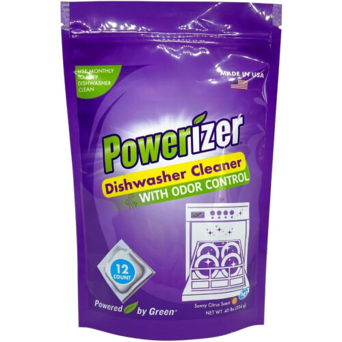 Dishwasher Cleaner Pods Eco-Friendly 12-Pack