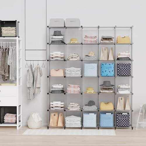Scaffale organizer modulare a 16 cubi – Unità cubica da 30 cm 1