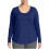 Γυναικεία T-shirts Casual Μονόχρωμα Oversize Μπλούζες με Στρογγυλή Λαιμόκοψη και 1