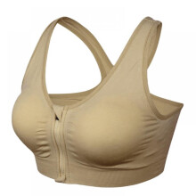 Dames sportbeha met ritssluiting aan de voorkant, 2-pack, naadloze beha voor na een operatie, actieve beha voor de sportschool, yoga, sportbeha's,