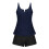 Costume da bagno tankini da donna a due pezzi, sobrio e discreto. 6