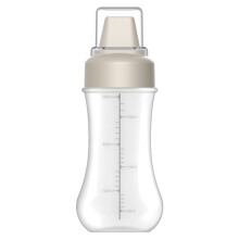 Squeeze Sauce Bottle 5Hole Condiment Dispenser Leak Proof Lid Clear Food Grade Plastic