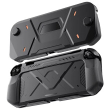 Protective Case for 2 Ergonomic Non-Slip Grip with Hard Front Cover Shock-Absorption Case Black