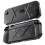 Protective Case for   2 Ergonomic Non-Slip Grip with Hard Front Cover Shock-Absorption Case Black 2