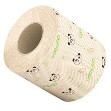 Papier toilette en bambou à motif panda – 1 rouleau