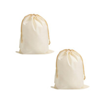 Extra grote canvas waszak, stevig, 2 stuks, extra groot